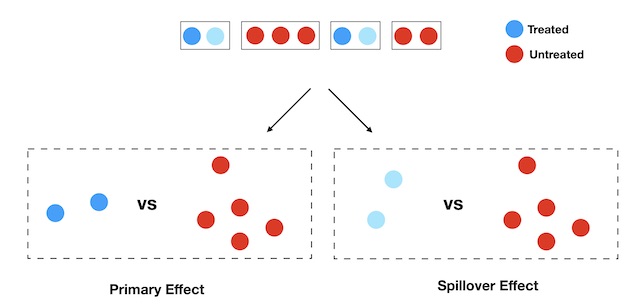 Estimation under partial interference